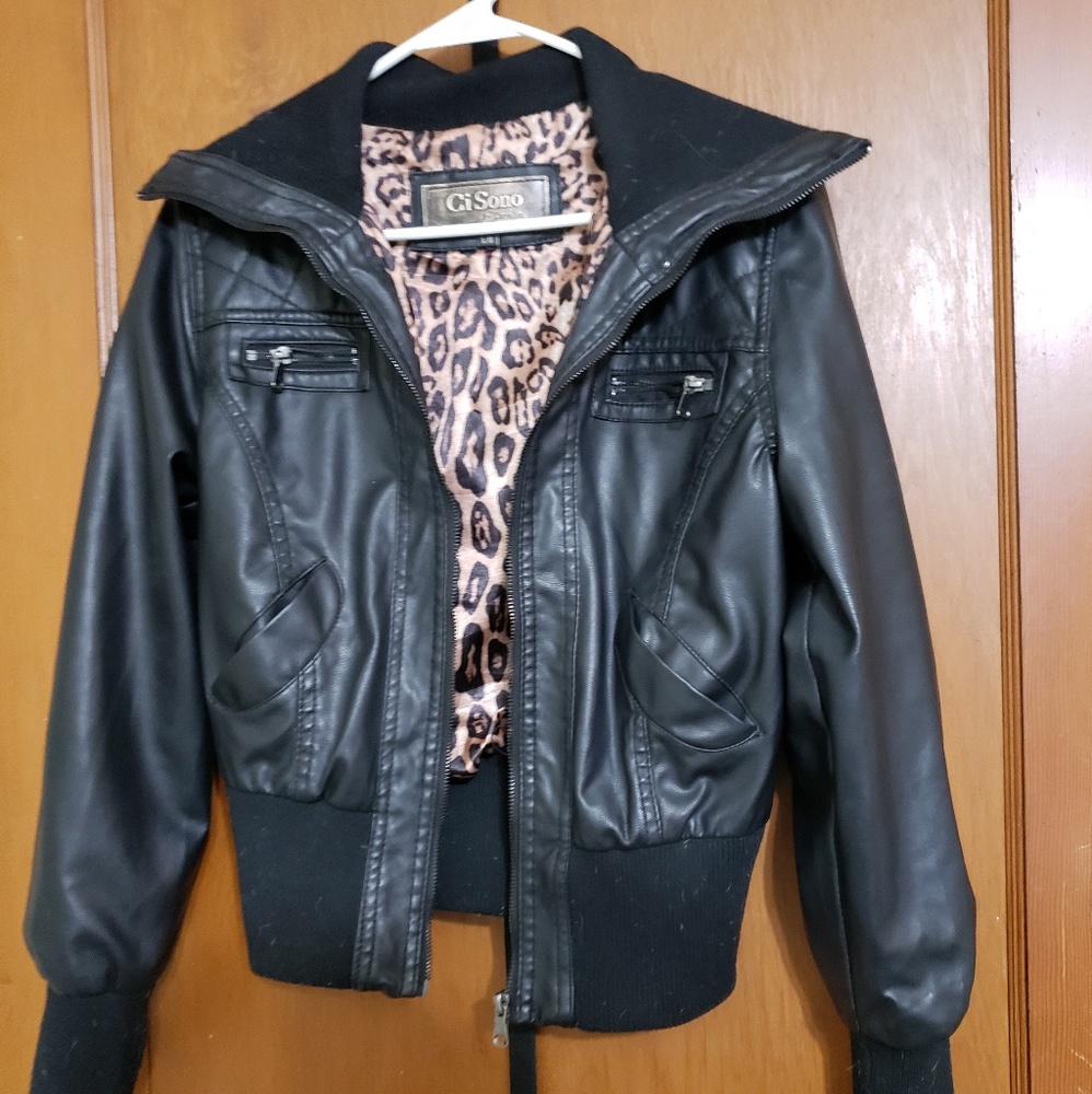 Leather jacket